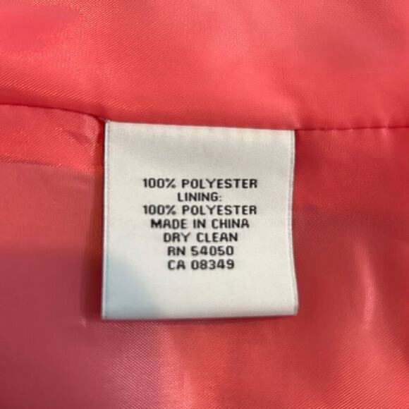 NWT Vintage Nipon Boutique 2 piece set outfit dress jacket pink size 10 Barbie - Picture 7 of 7